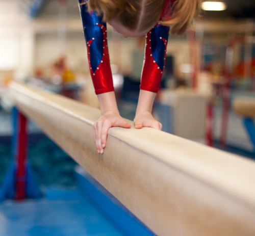 Routine mentale avant un passage à la poutre